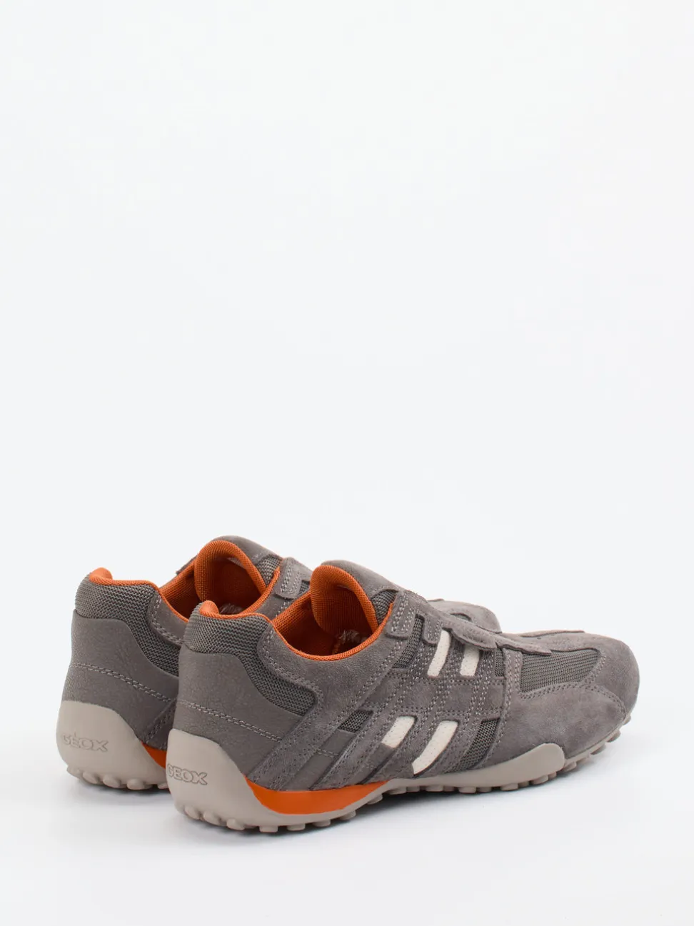 Geox – Slip-On Sneaker aus Veloursleder grau