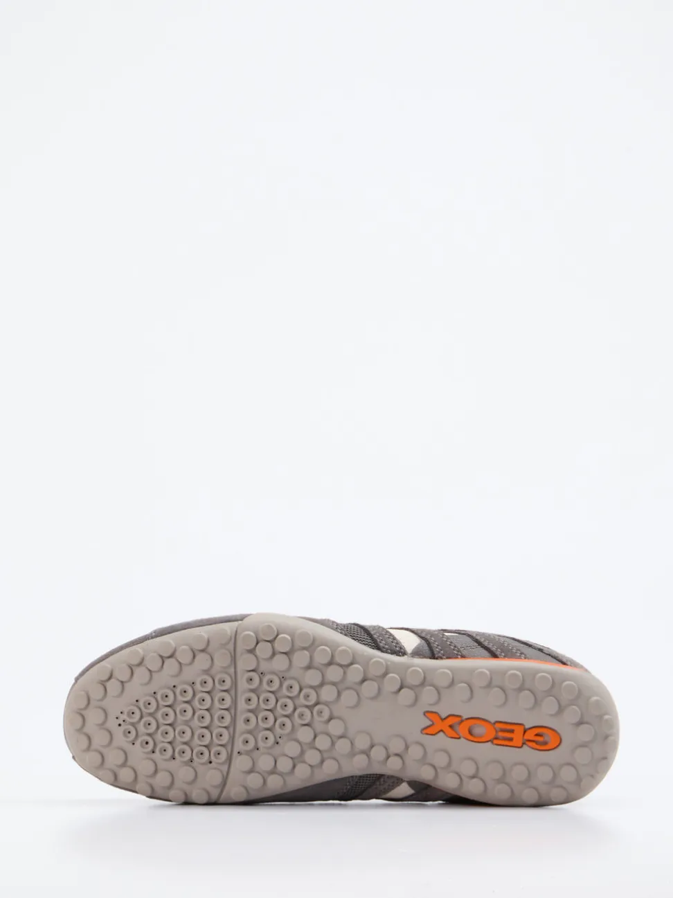 Geox – Slip-On Sneaker aus Veloursleder grau