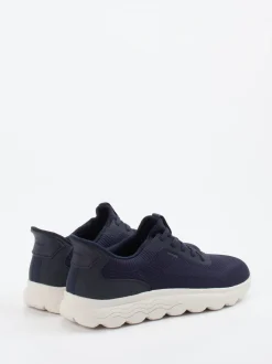 Geox – Sneaker aus gestricktem Textil Dunkelblau