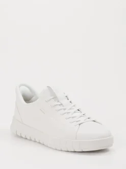 Geox – Sneaker aus Leder in Weiß