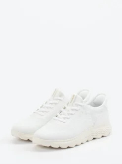 Geox – Sneaker aus Textil in Offwhite