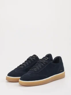Geox – Sneaker aus Veloursleder Dunkelblau