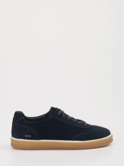 Geox – Sneaker aus Veloursleder Dunkelblau