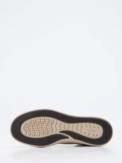Geox – Sneaker aus Veloursleder in Beige
