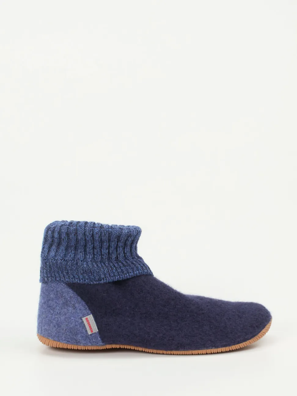 Giesswein – Hüttenschuh aus Wollfilz Dunkelblau