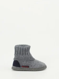 Giesswein – Hüttenschuh aus Wollfilz Mittelgrau