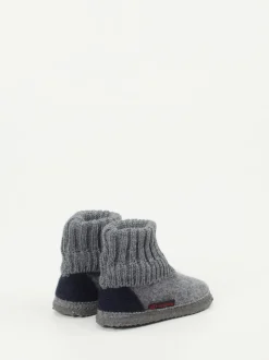 Giesswein – Hüttenschuh aus Wollfilz Mittelgrau