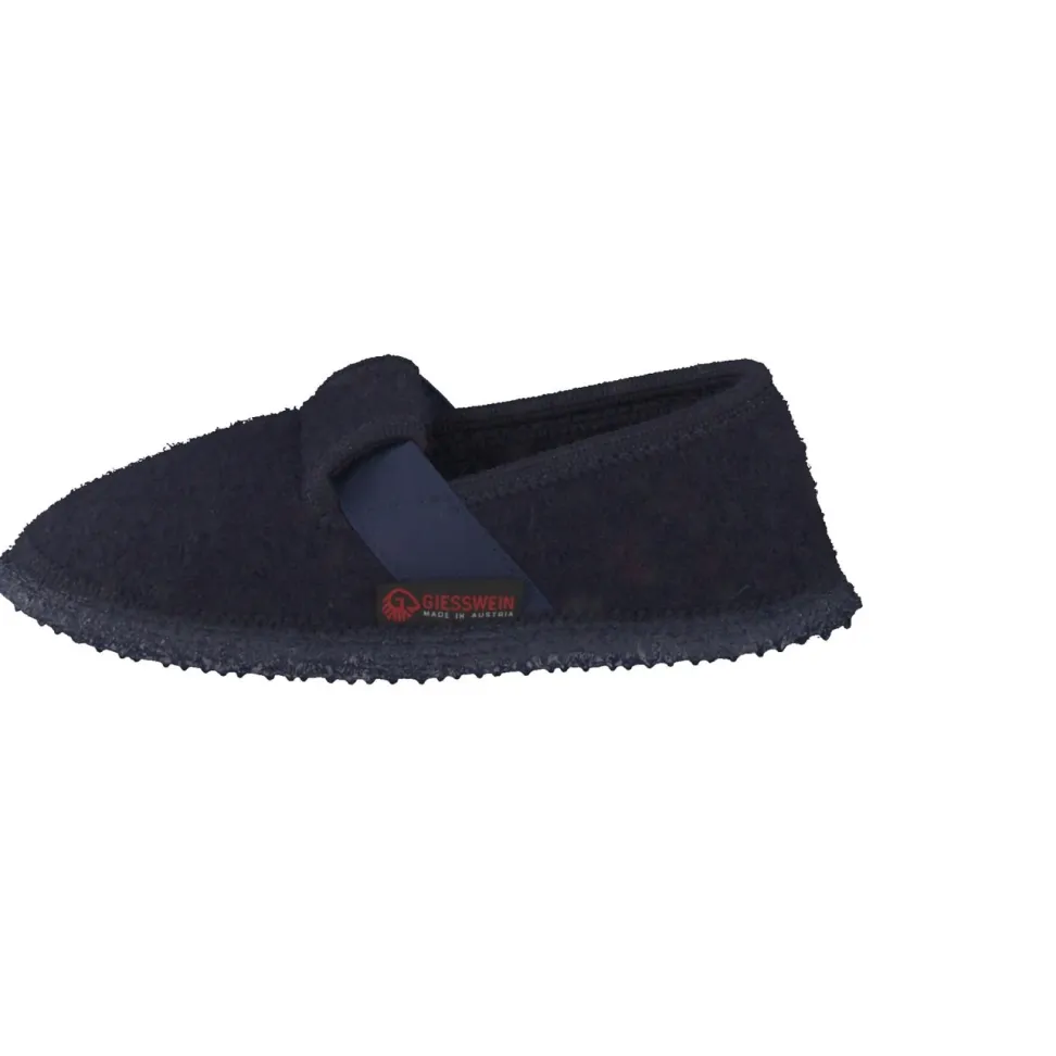 Giesswein – Hüttenschuhe aus Wollfilz Dunkelblau