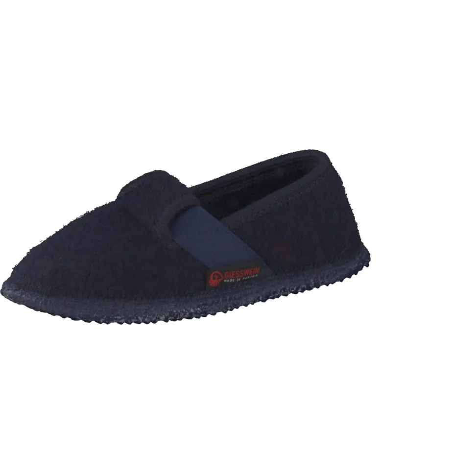 Giesswein – Hüttenschuhe aus Wollfilz Dunkelblau