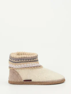 Giesswein – Hüttenschuhe aus Wolle beige