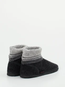 Giesswein – Hüttenschuhe aus Wollfilz in Grau