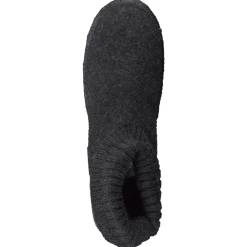 Giesswein – Hüttenschuhe aus Wollfilz in Anthrazit