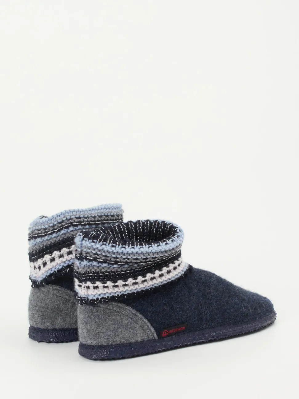 Giesswein – Hüttenschuhe aus Wolle Dunkelblau