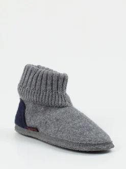 Giesswein – Hüttenschuhe aus Wollfilz grau