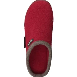 Giesswein – Hüttenschuhe aus Walkfilz in Ziegelrot