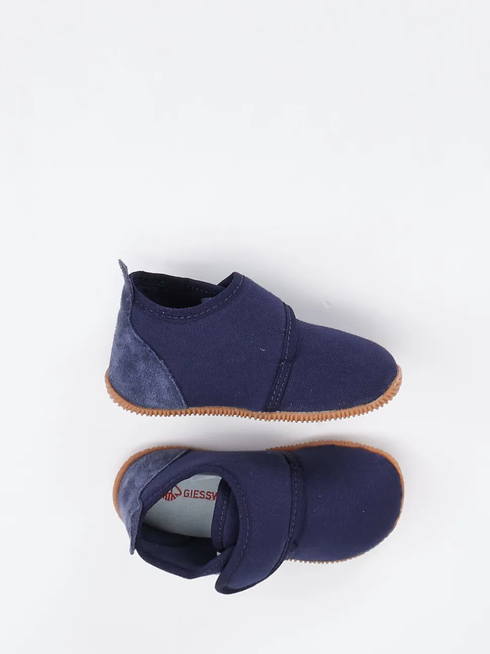 Giesswein – Kinderhausschuh aus Textil dunkelblau