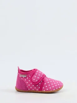 Giesswein – Kinderhausschuh aus Canvas in Pink