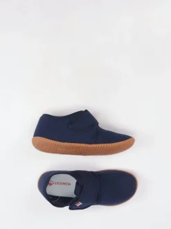 Giesswein – Kinderhausschuh aus Textil Dunkelblau