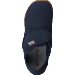 Giesswein – Kinderhausschuh aus Textil Dunkelblau