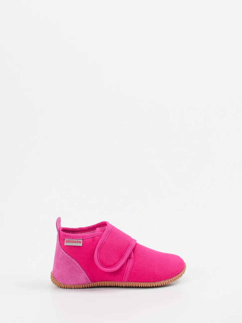 Giesswein – Kinder-Hüttenschuhe aus Textil pink