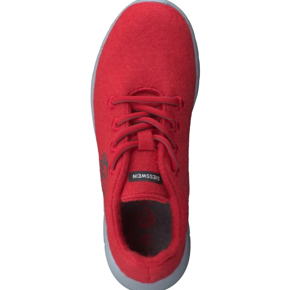 Giesswein – Woll-Sneaker aus Merinowolle Tomatenrot