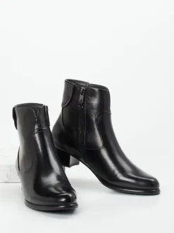 Ginger & Glove – Ankle Boots aus Lammleder schwarz