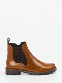 Ginger & Glove – Chelsea Boots aus Kalbleder cognac