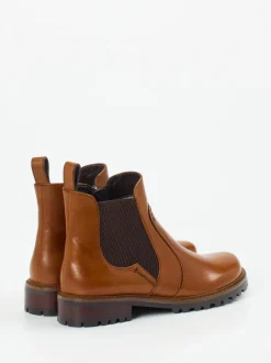 Ginger & Glove – Chelsea Boots aus Kalbleder cognac