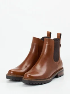 Ginger & Glove – Chelsea Boots aus Kalbleder cognac