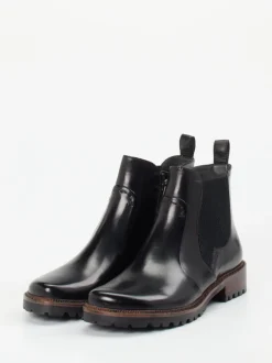 Ginger & Glove – Chelsea Boots aus Lammleder schwarz