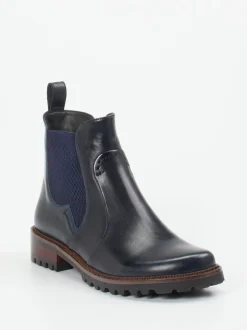 Ginger & Glove – Chelsea-Boots aus Lammleder Nachtblau