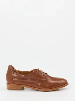 Ginger & Glove – Derby-Schnürschuh aus Lammleder Cognac