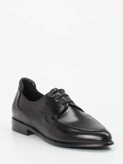 Ginger & Glove – Derby-Schuhe aus Lammleder schwarz