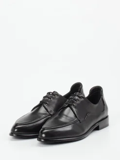 Ginger & Glove – Derby-Schuhe aus Lammleder schwarz