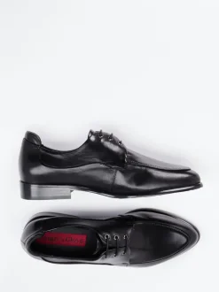 Ginger & Glove – Derby-Schuhe aus Lammleder schwarz