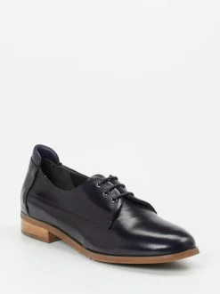 Ginger & Glove – Derby-Schuhe aus Lammleder Tintenblau