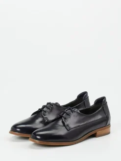 Ginger & Glove – Derby-Schuhe aus Lammleder Tintenblau