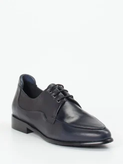 Ginger & Glove – Derby-Schuhe aus Lammleder Dunkelblau