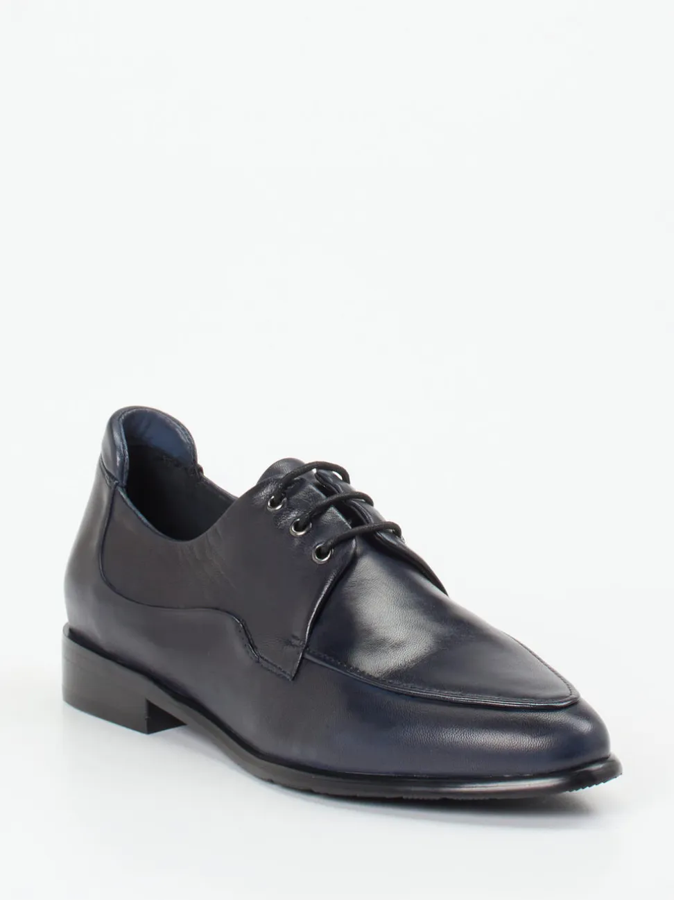 Ginger & Glove – Derby-Schuhe aus Lammleder Dunkelblau