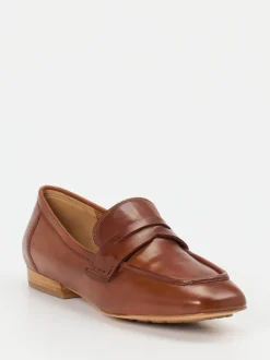 Ginger & Glove – Loafer aus Kalbleder Braun