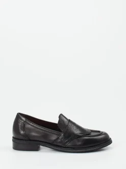 Ginger & Glove – Loafer aus Kalbleder Schwarz