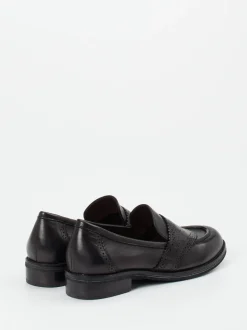 Ginger & Glove – Loafer aus Kalbleder Schwarz