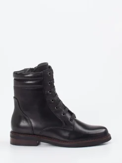 Ginger & Glove – Schnürboots aus Lammleder schwarz