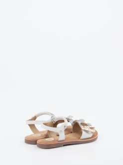 Gioseppo – Riemchensandale aus Kalbleder Offwhite