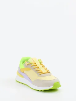 Gioseppo – Sneaker aus Veloursleder in Gelb
