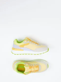 Gioseppo – Sneaker aus Veloursleder in Gelb