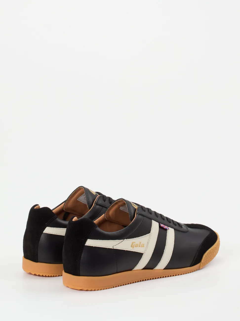 Gola – Retro-Sneaker aus Kalbleder schwarz