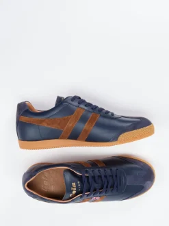 GOLA – Retro-Sneaker aus Kalbleder Dunkelblau