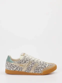 Gola – Retro-Sneaker aus Leder mit Animal-Print