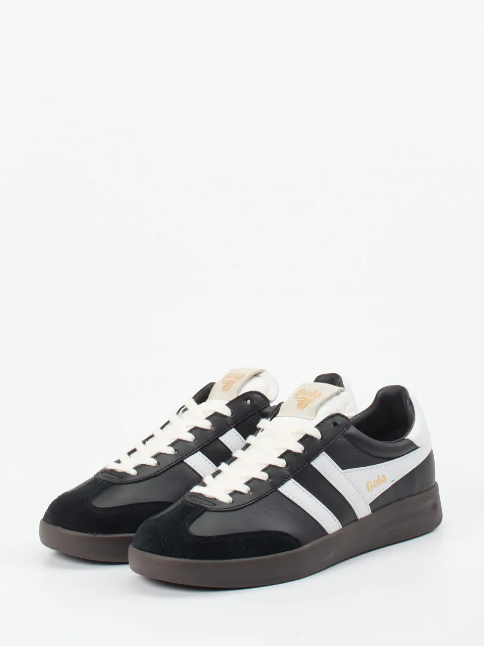Gola – Retro-Sneaker aus Leder schwarz